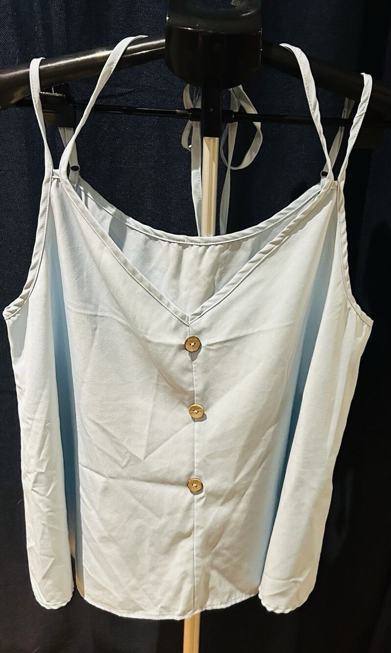 Shein Baby Blue Tank Top Women's size XL